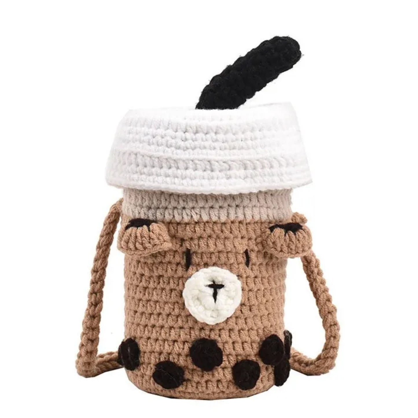 Milk Tea Cup Crossbody Bag